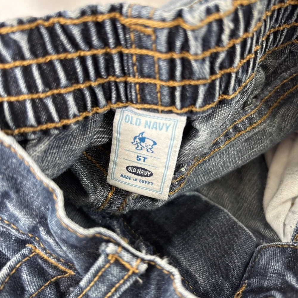 Vintage Old Navy Baby Denim Boys Shorts Size 5T Blue Jeans‎ READ